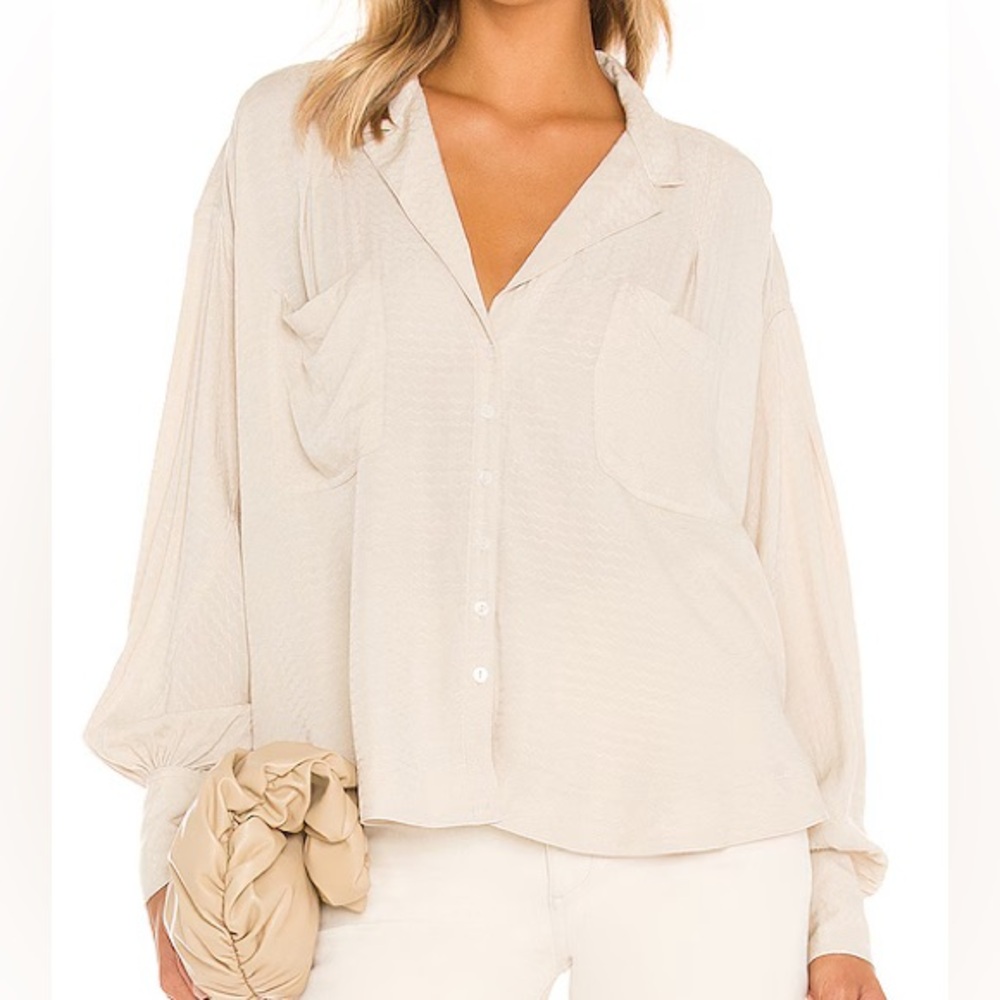 Free People Women’s Erin's Buttondown in Tea Size XS